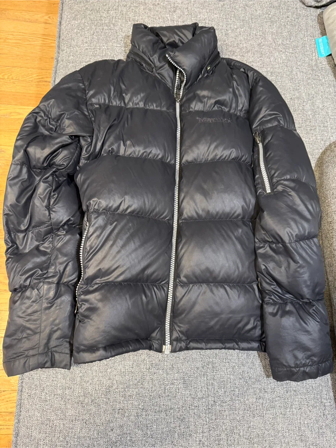 Marmot Puffer Jacket, Size M, Black