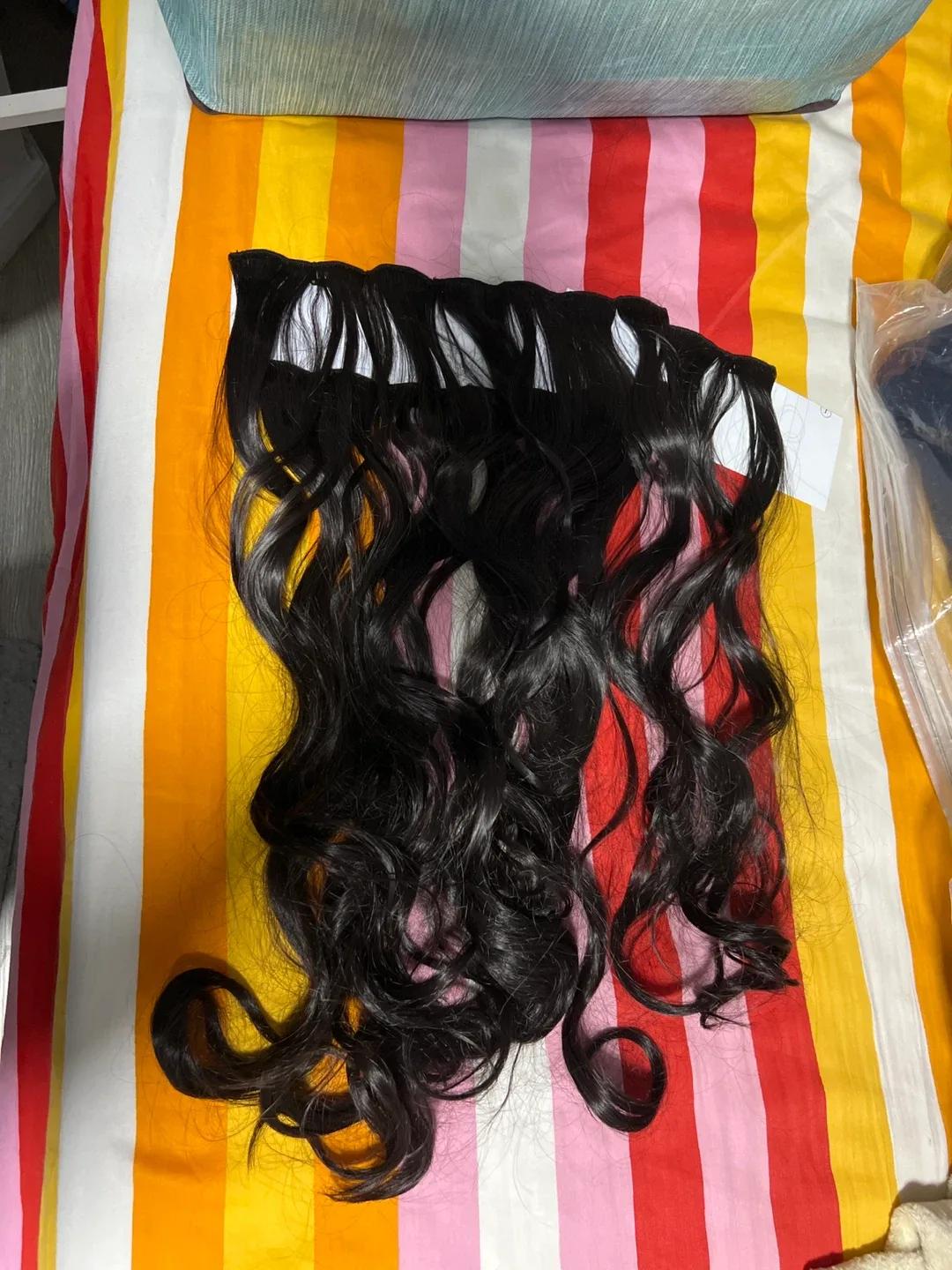 Dark Brown Curly Clip in Hair Extensions