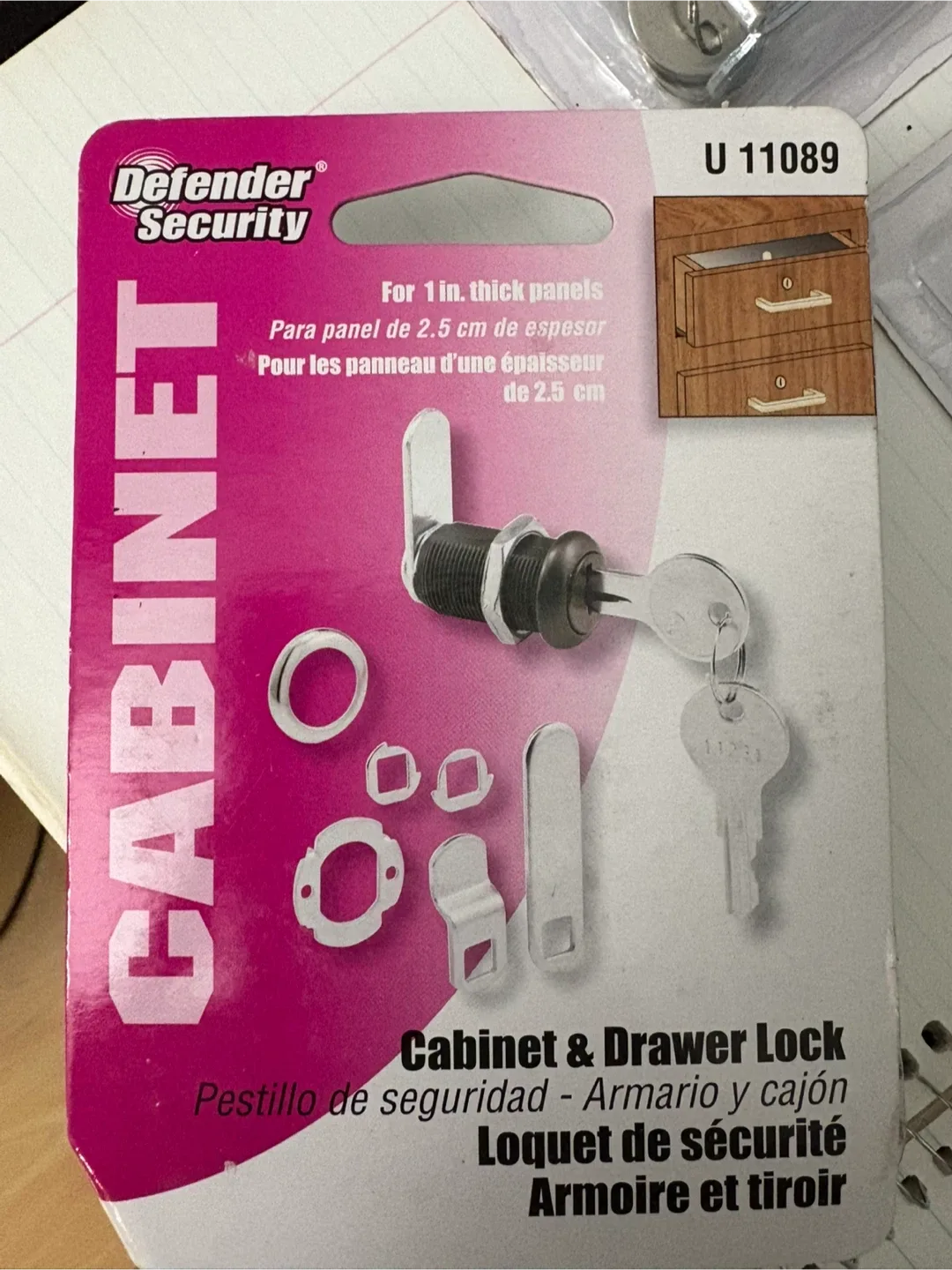 Cabinet & Drawer Locks - Defender Security, Prime-Line
