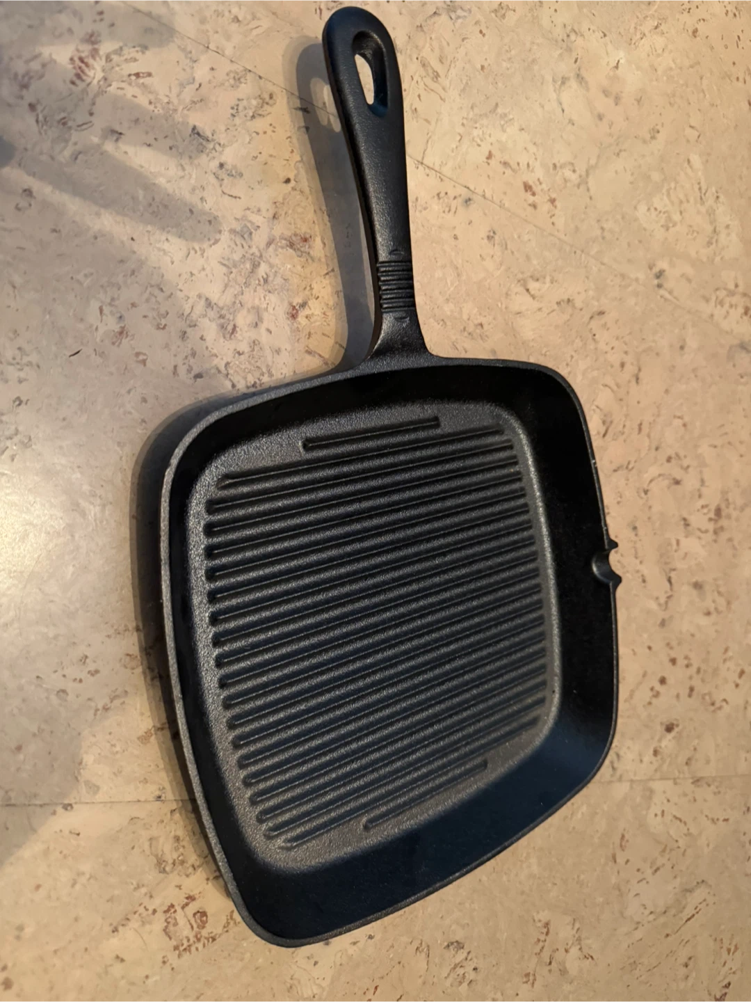 Cast Iron Grill Pan, Black