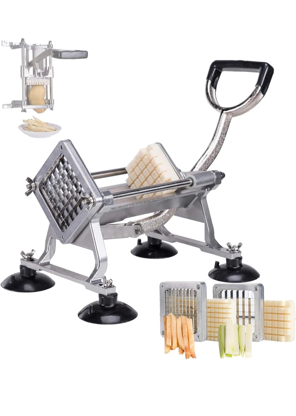 Commercial Potato Slicer Stainless Steel French Fries Machine