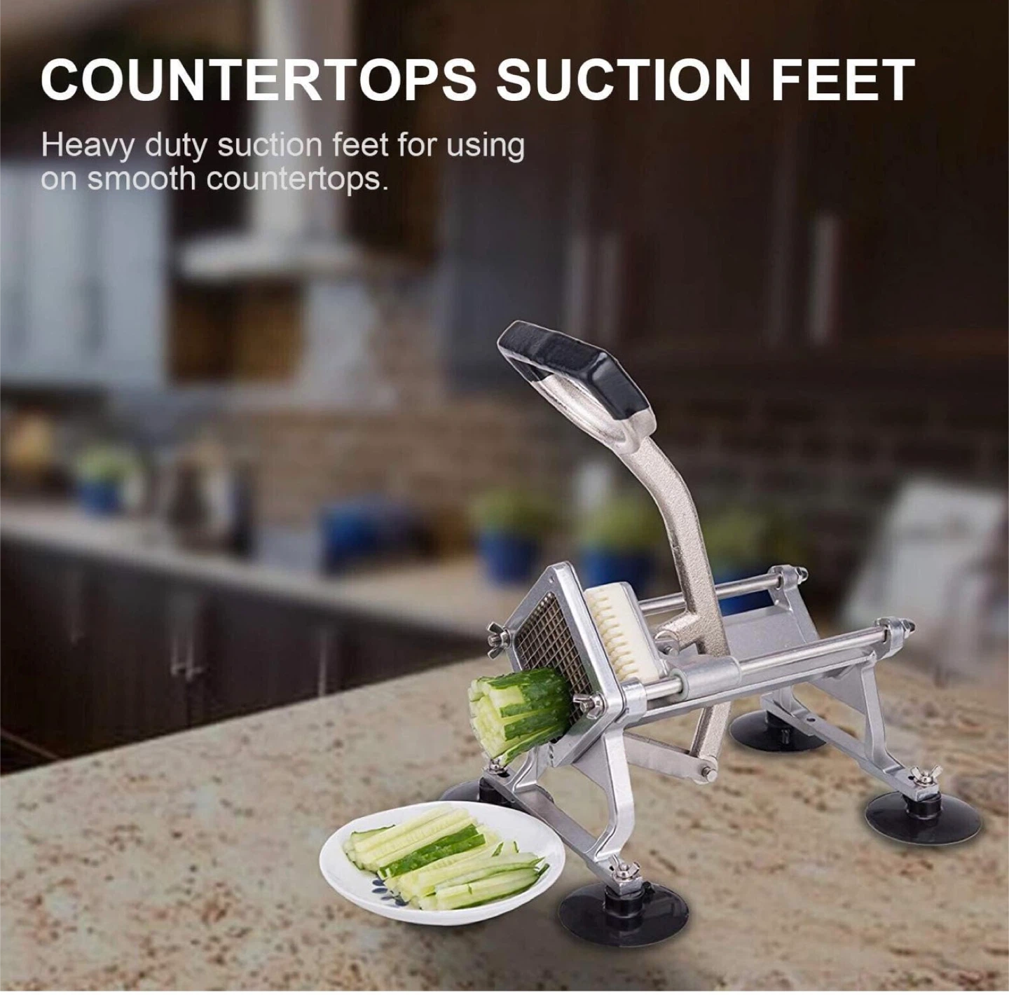 Commercial Potato Slicer Stainless Steel French Fries Machine - photo 4