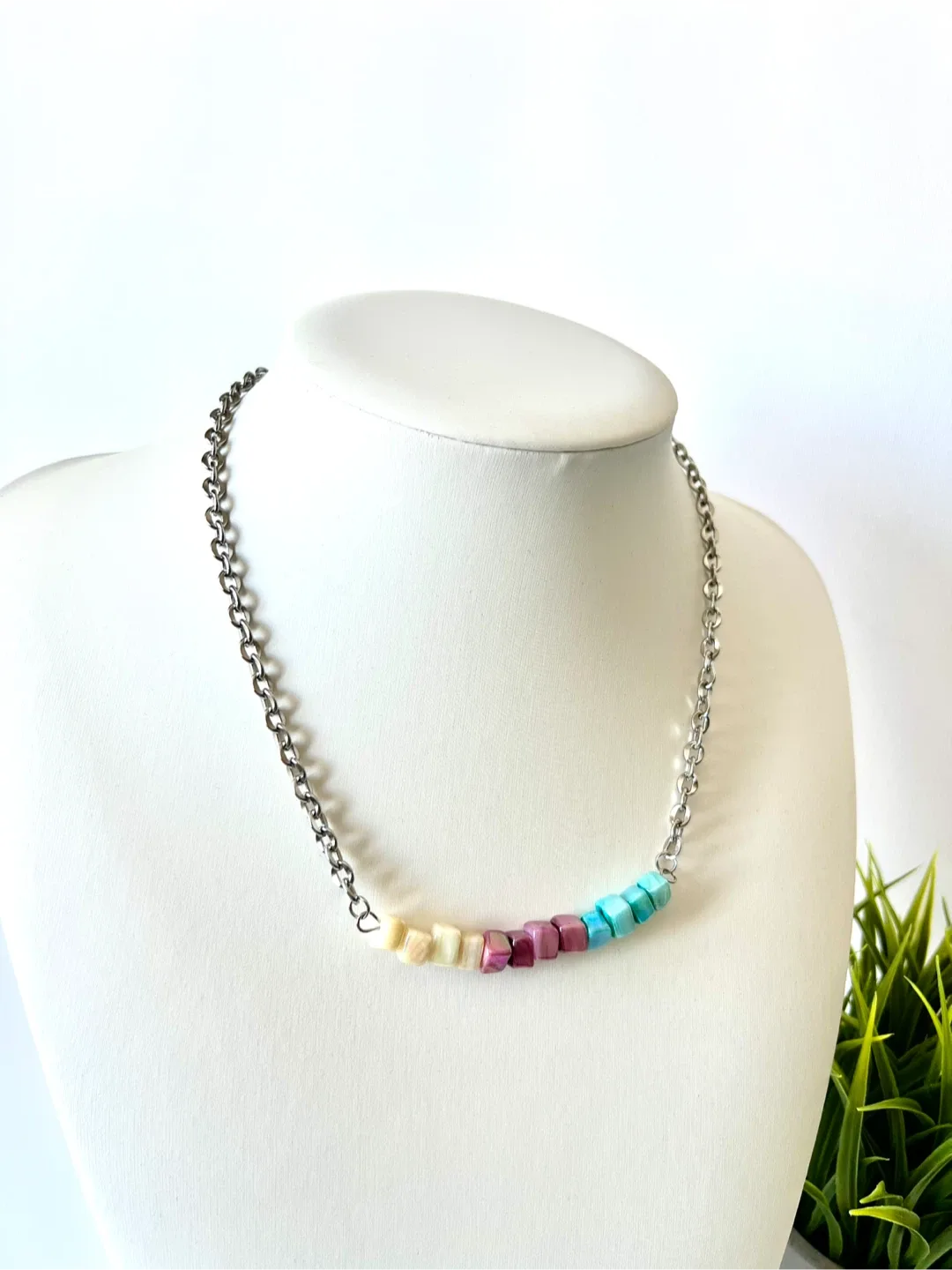 Handmade Shell Necklace + Free Earrings