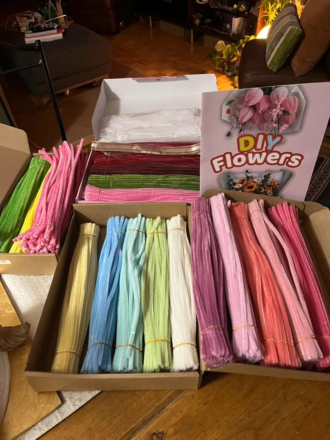 DIY Flowers Craft Pipe Cleaners