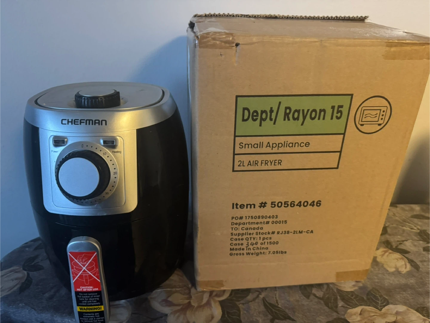Chefman 2L Air Fryer