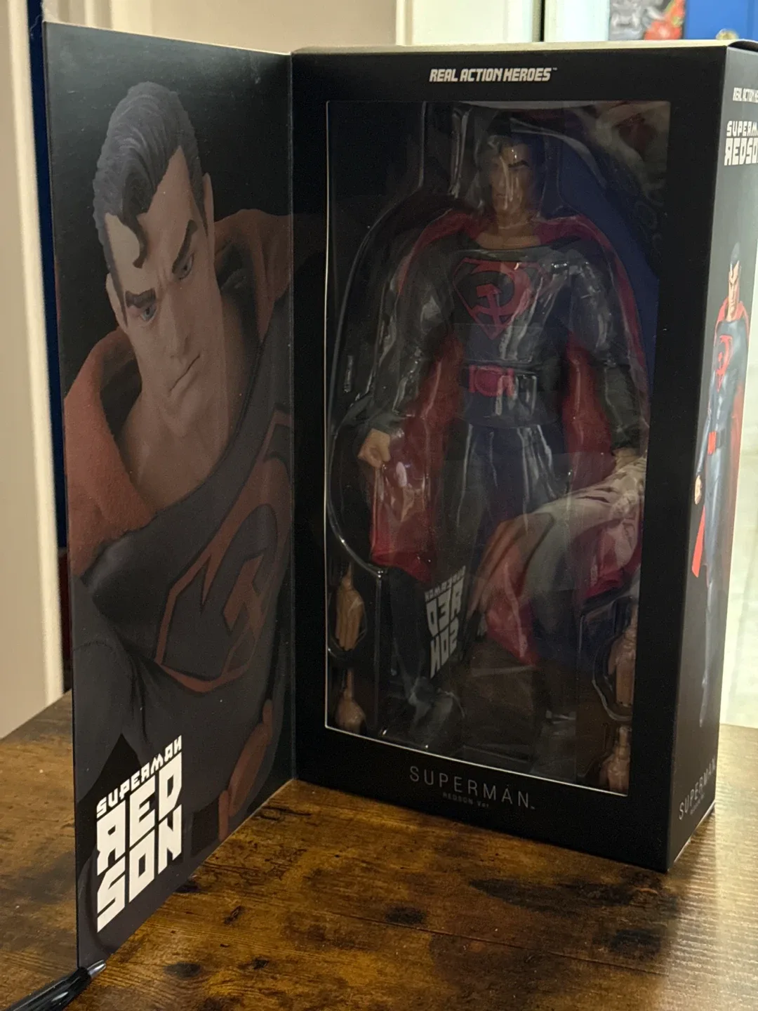 Real Action Heroes Superman Red Son Figure