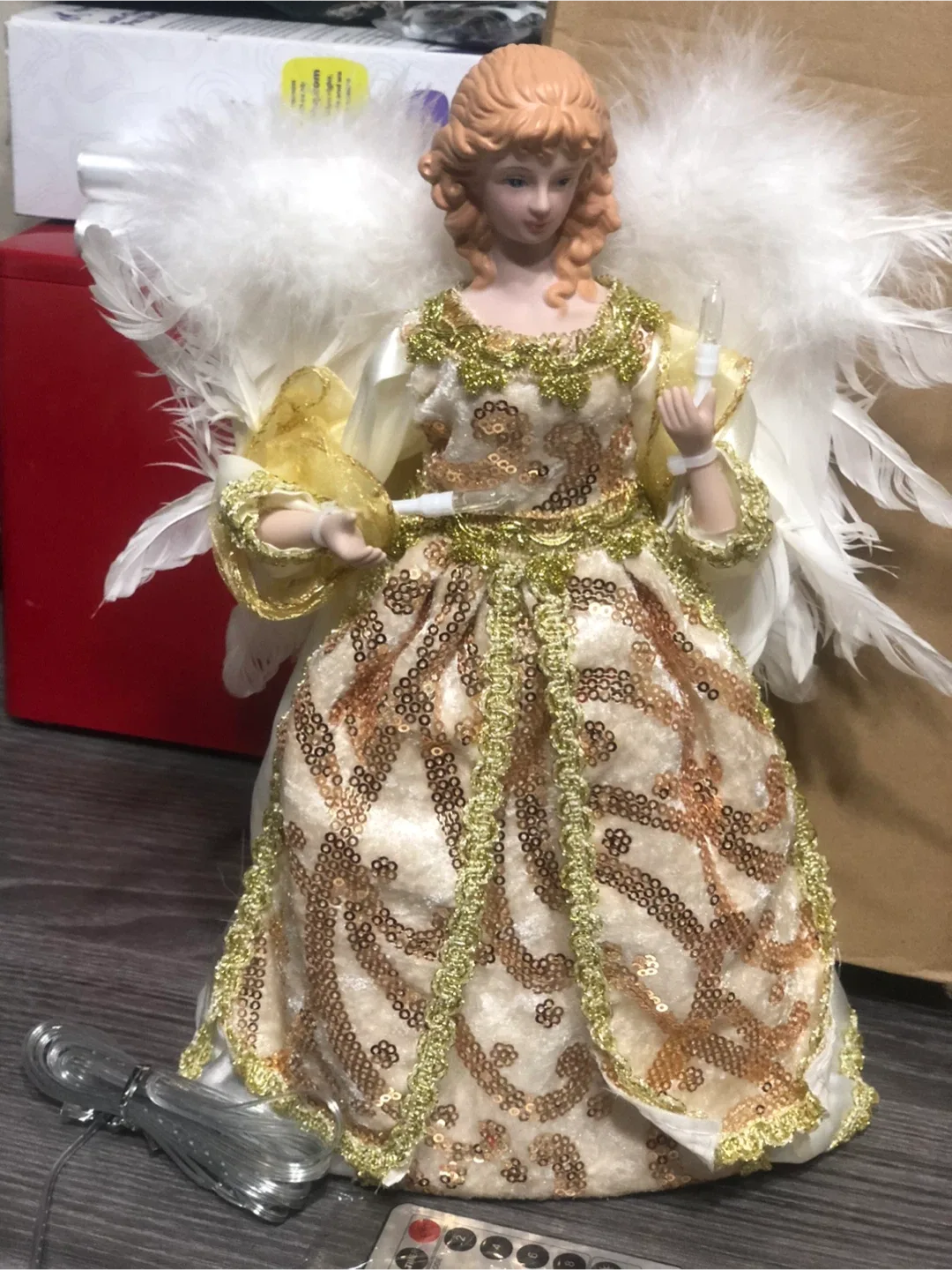 Angel Tree Topper Figurine-NEw