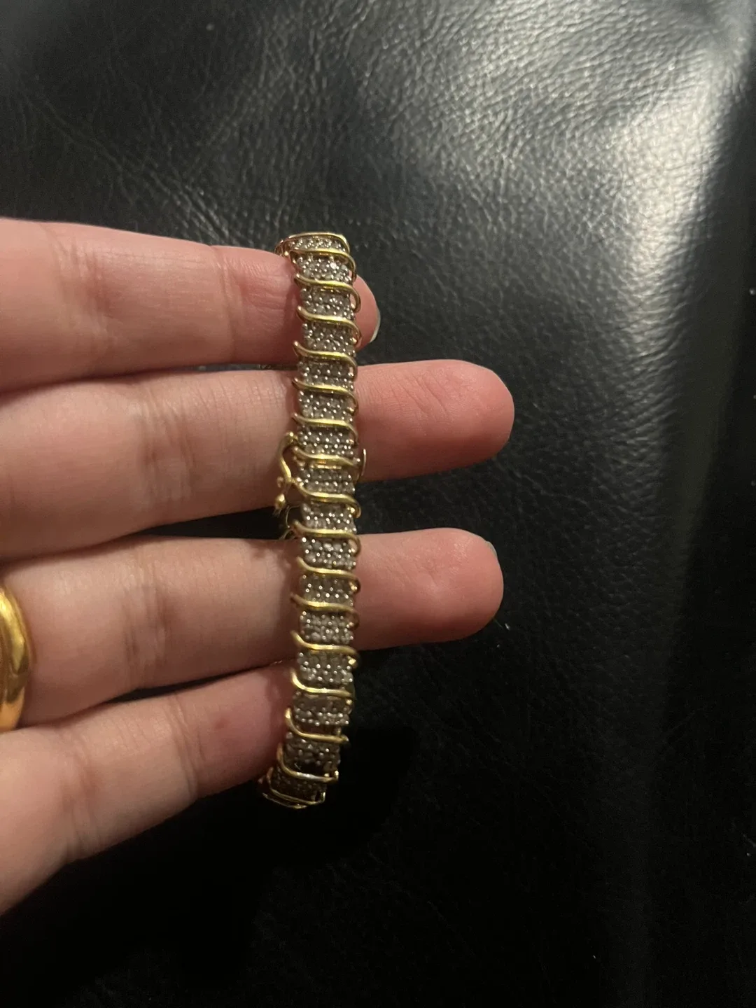 10k Gold diamond Bracelet