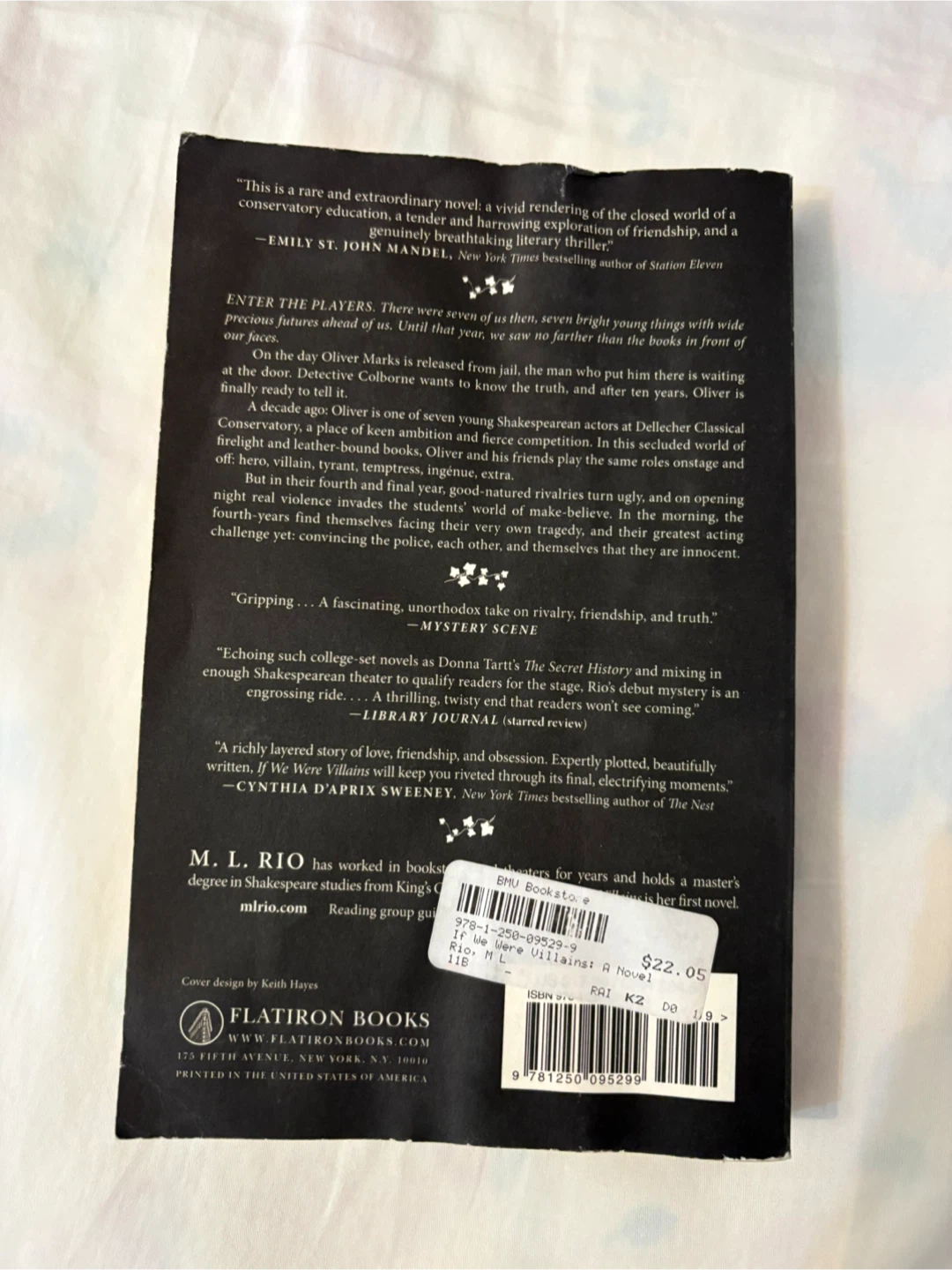 If We Were Villains book - photo 2
