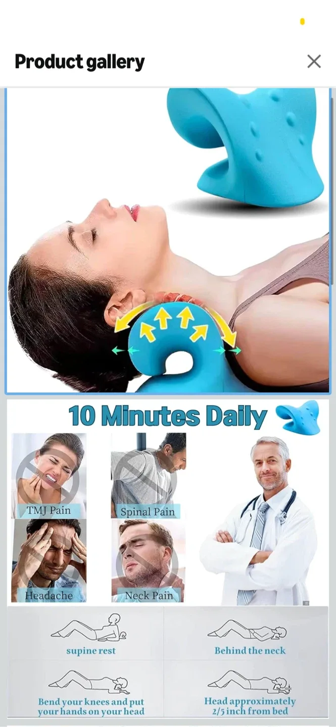 Ergonomic Orthopedic Neck Pillow