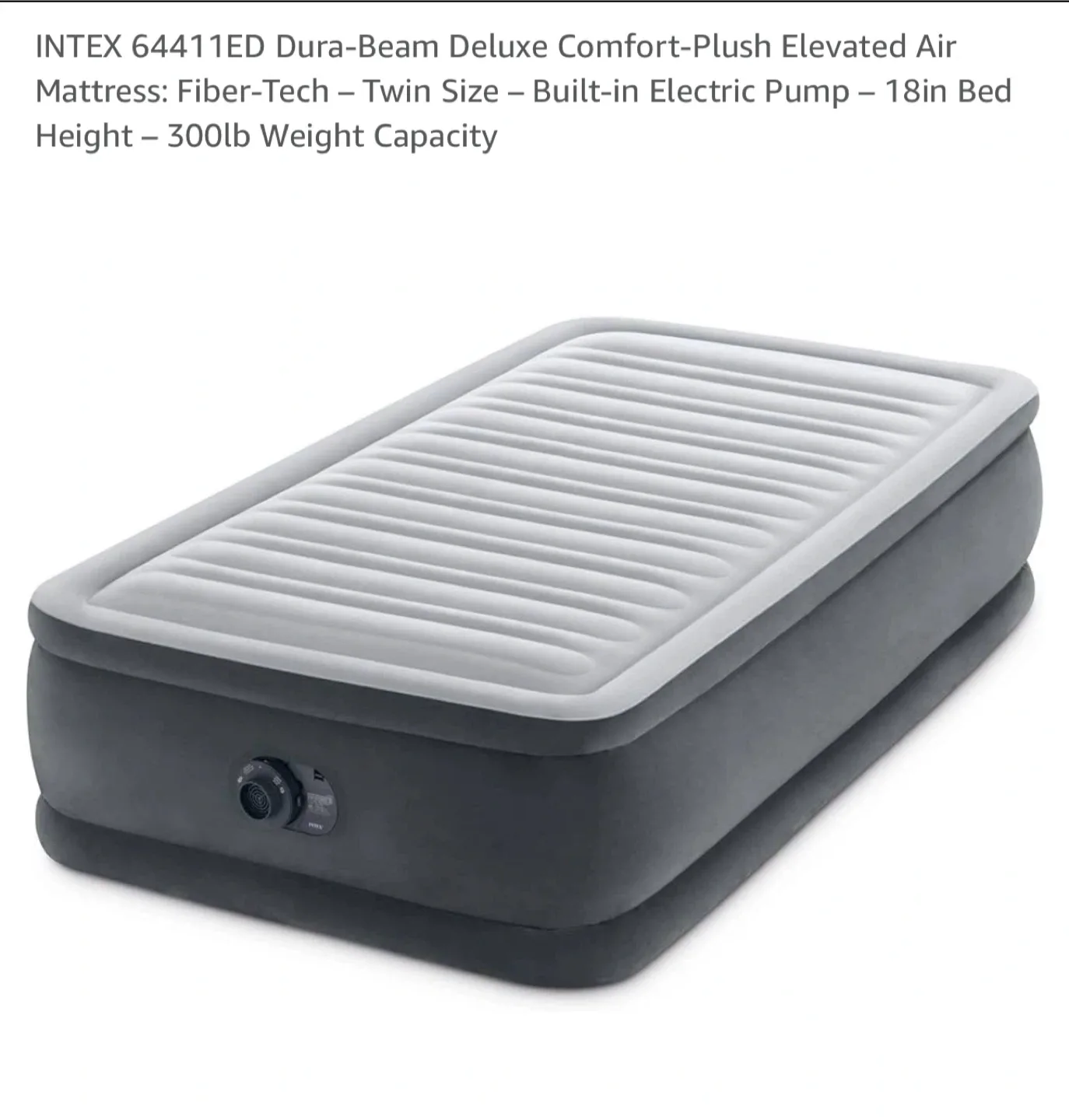 Intex Dura-Beam Deluxe Twin Air Mattress