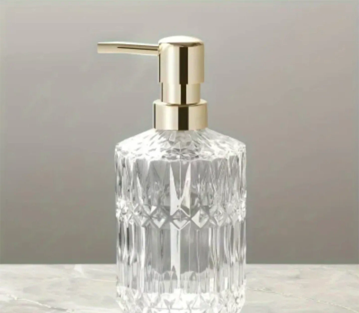 Brand New Glass Soap Dispenser