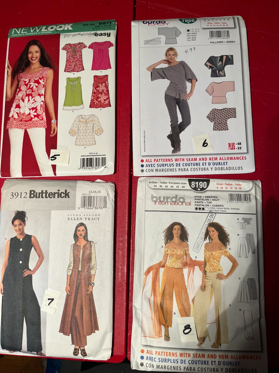 Sewing Patterns Bundle - Burda, Butterick, McCall's, New Look - photo 2
