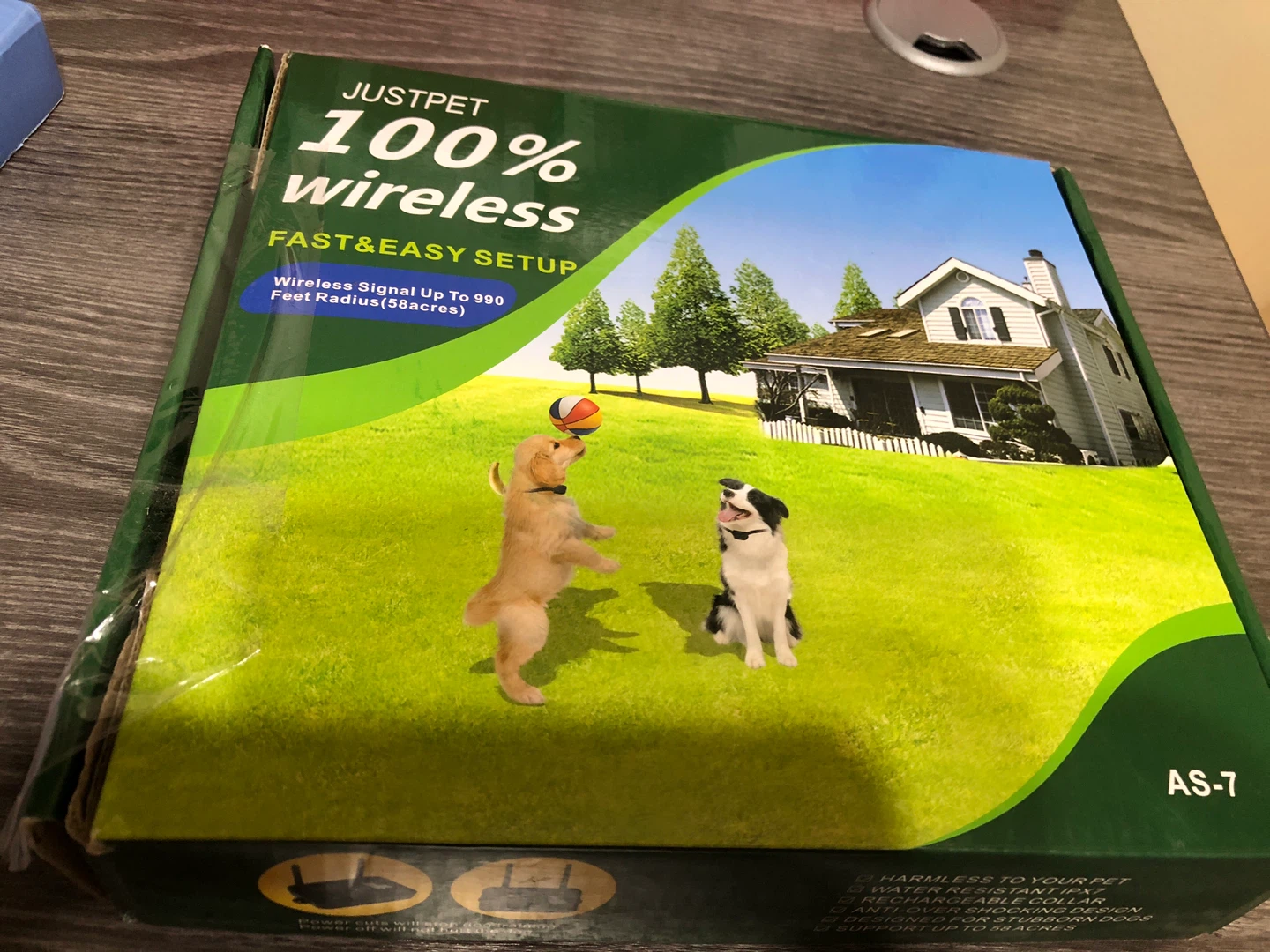 JUSTPET 100% Wireless Dog Fence - New in Box