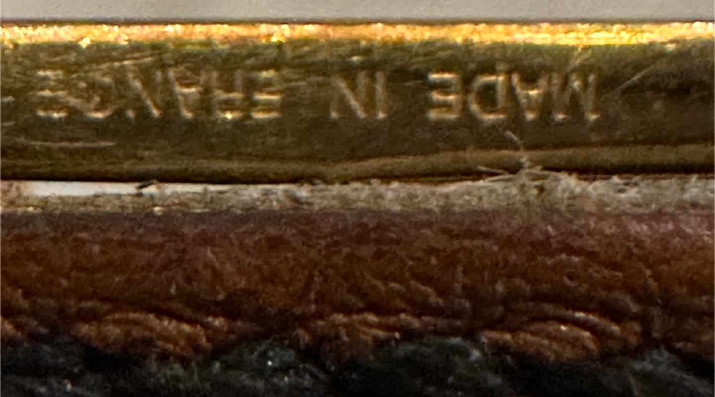 Authentic Hermès Black Leather Belt with Gold Buckle - photo 5