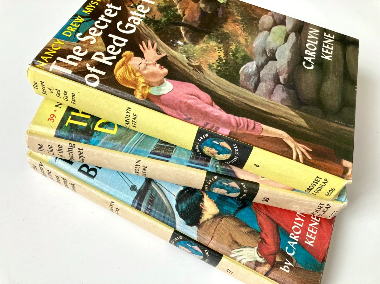 Lot of 3 Vintage Nancy Drew Books