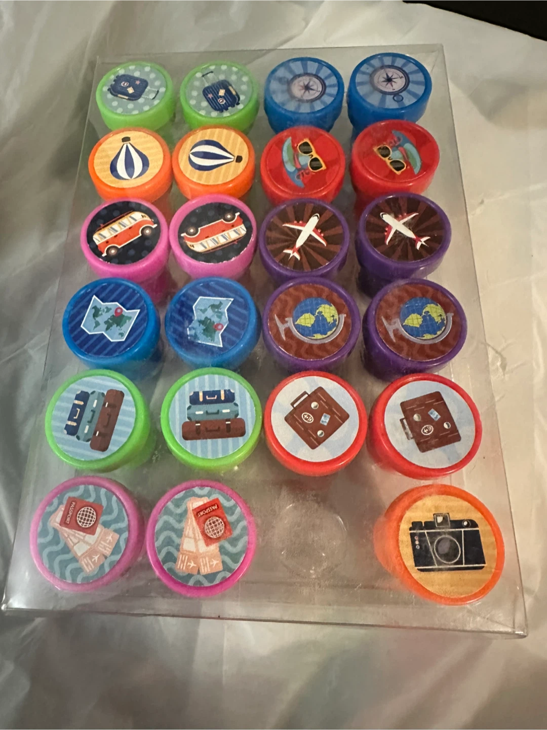Travel Stamp Set - New (1 missing)