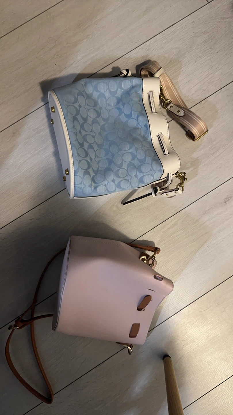 COACH Field Bucket Bag in Signature Jacquard, Blue - photo 2