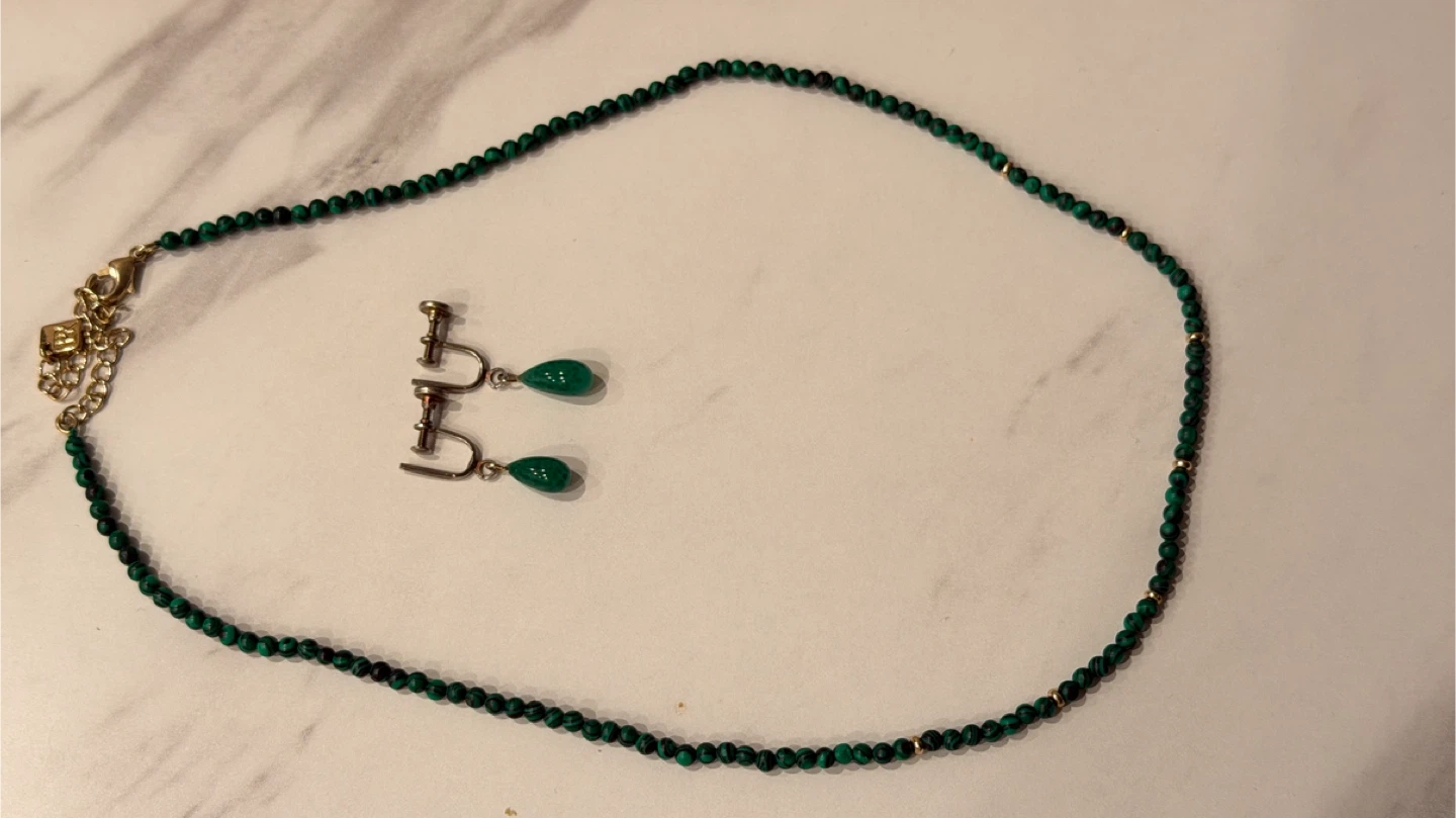 Vintage Necklace and Earrings Set - photo 3