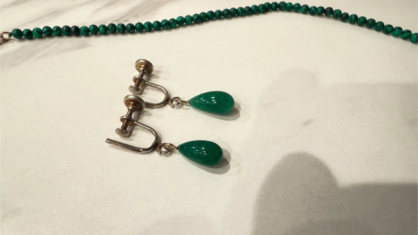 Vintage Necklace and Earrings Set - photo 4