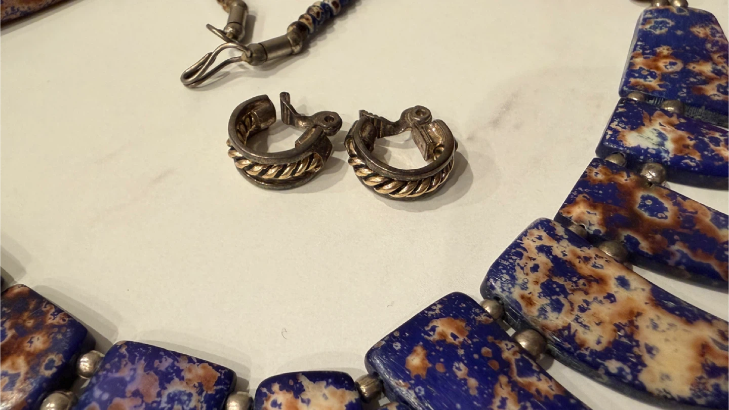 Vintage Necklace and Earrings Set - photo 2