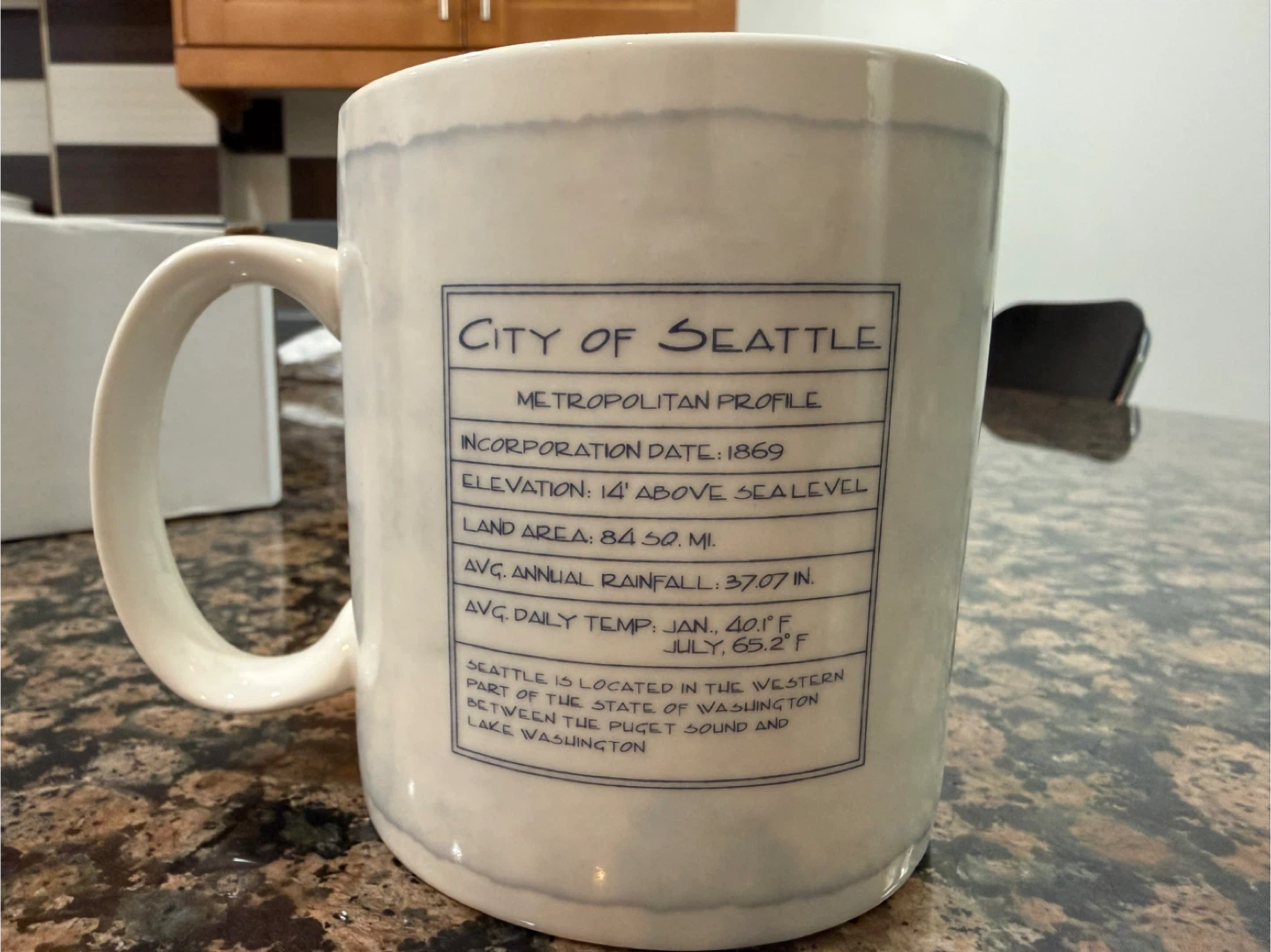 Starbucks City Mug - Seattle "Hometown" Edition (2008) - photo 3