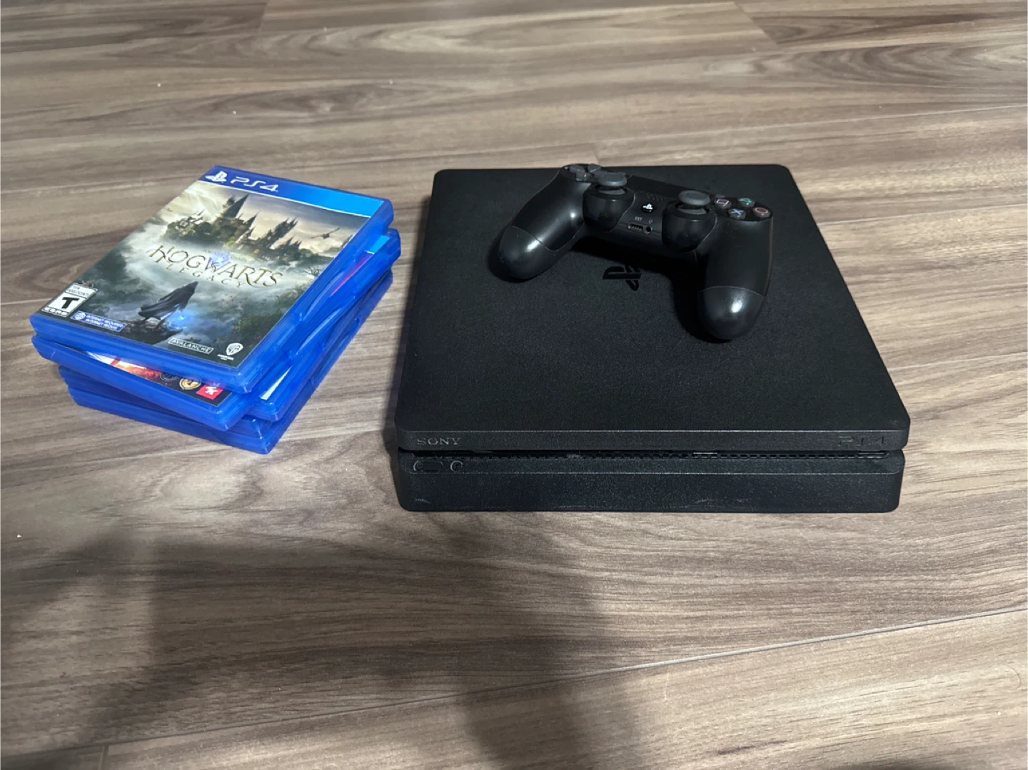 PlayStation 4 with Controller and Games