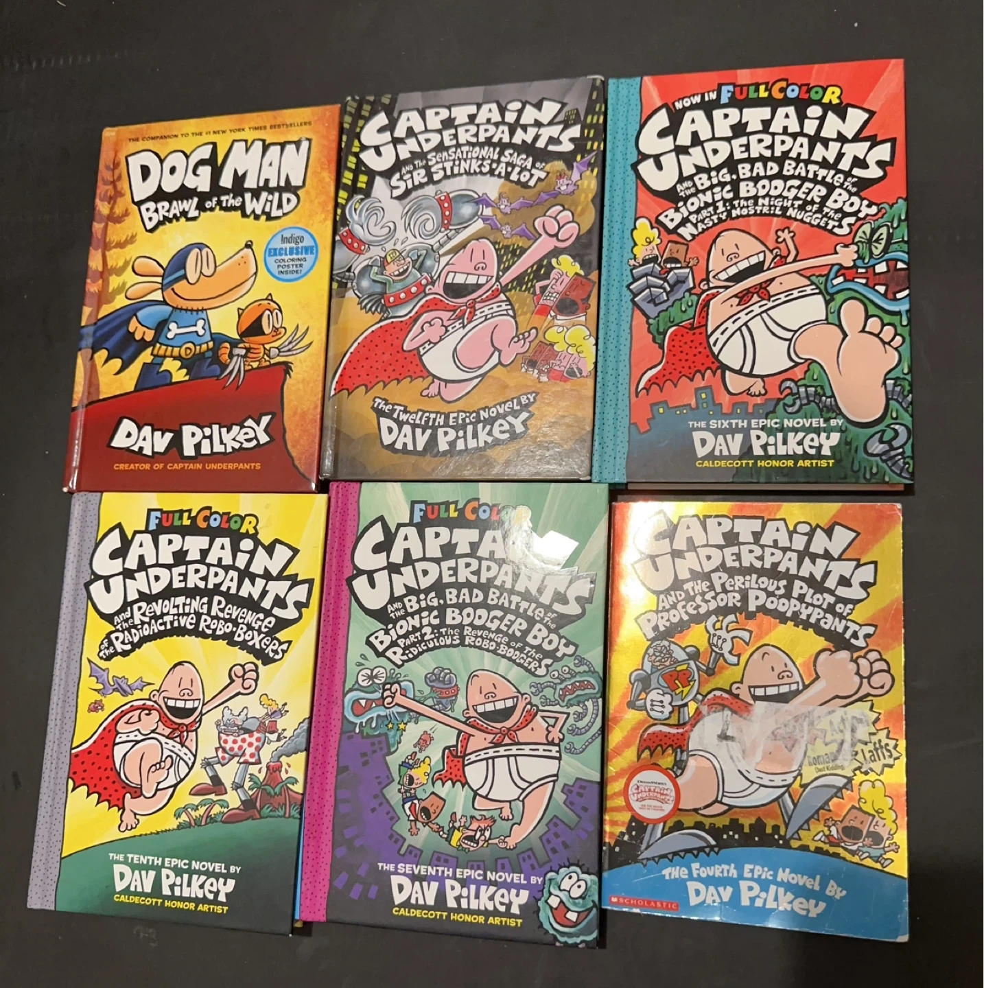 Captain Underpants & Dog Man Book Set