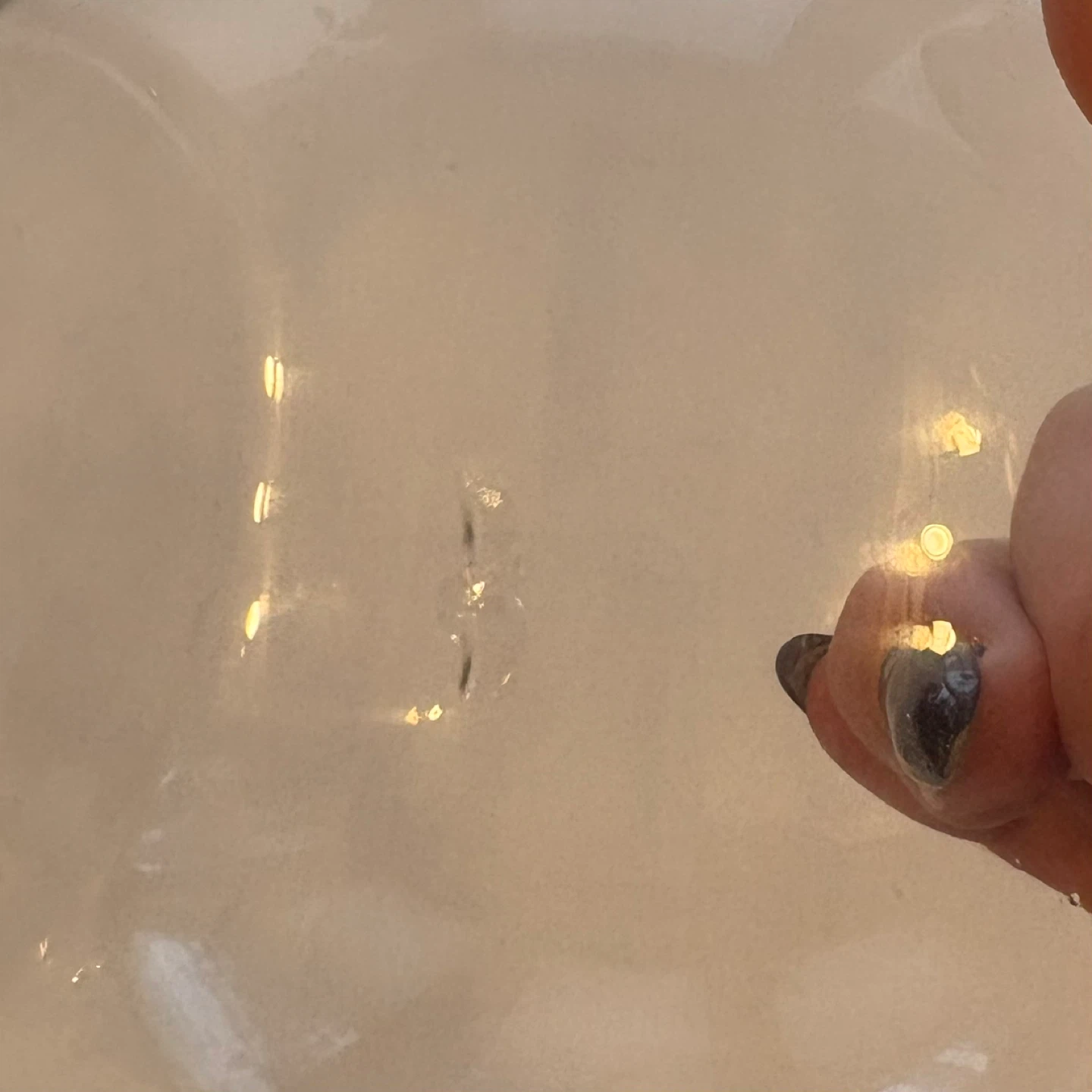 Clear Glass Bubble Terrarium Vase with Off Center Side Opening - photo 5