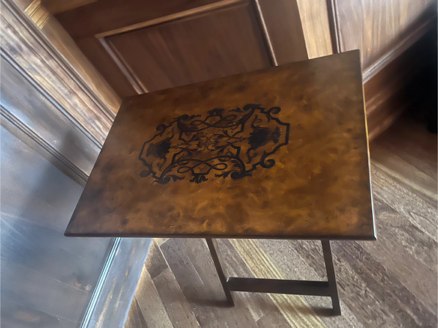 Vintage Folding TV Tray Tables - 4 Piece Set - photo 2