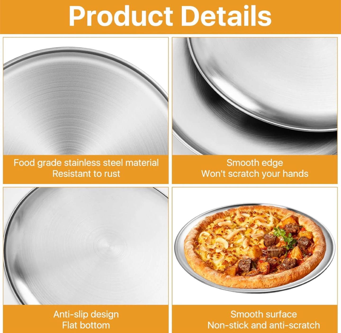 8pcs Pizza Pan & 4pcs Pizza Server Set - photo 5