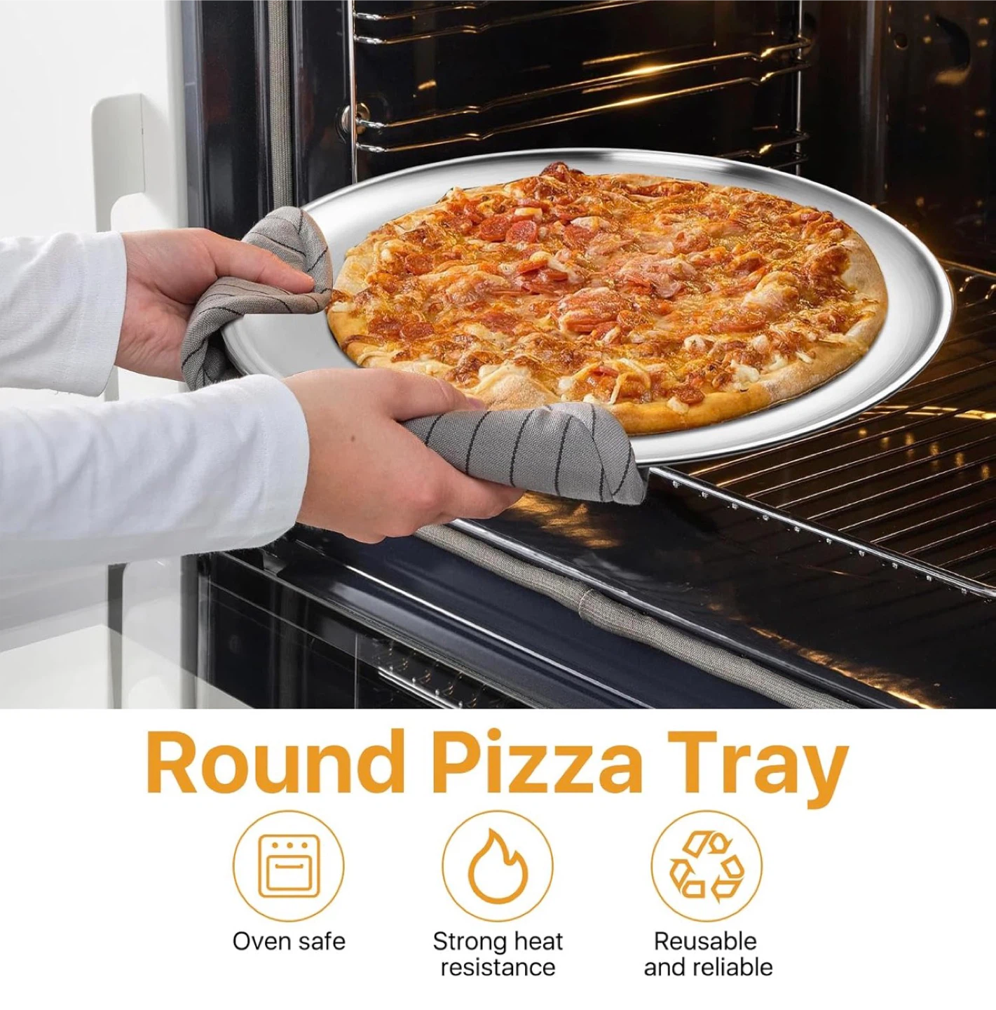 8pcs Pizza Pan & 4pcs Pizza Server Set - photo 3