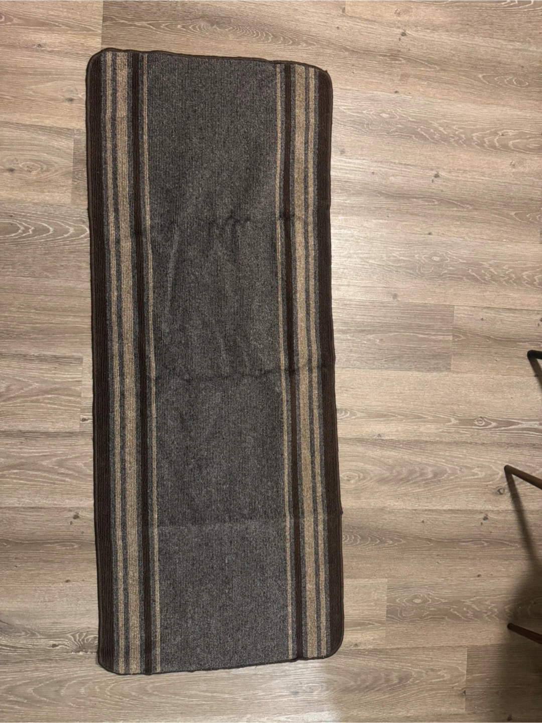 Striped Grey Area Rug