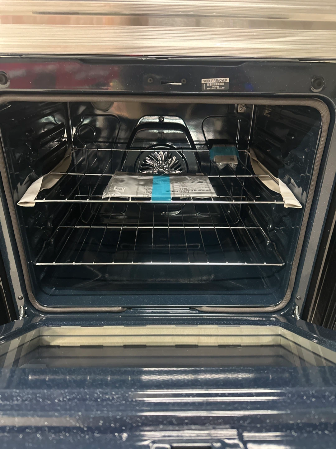 New Samsung Glass Top Stove with Air Fry Stainless with warranty - photo 4