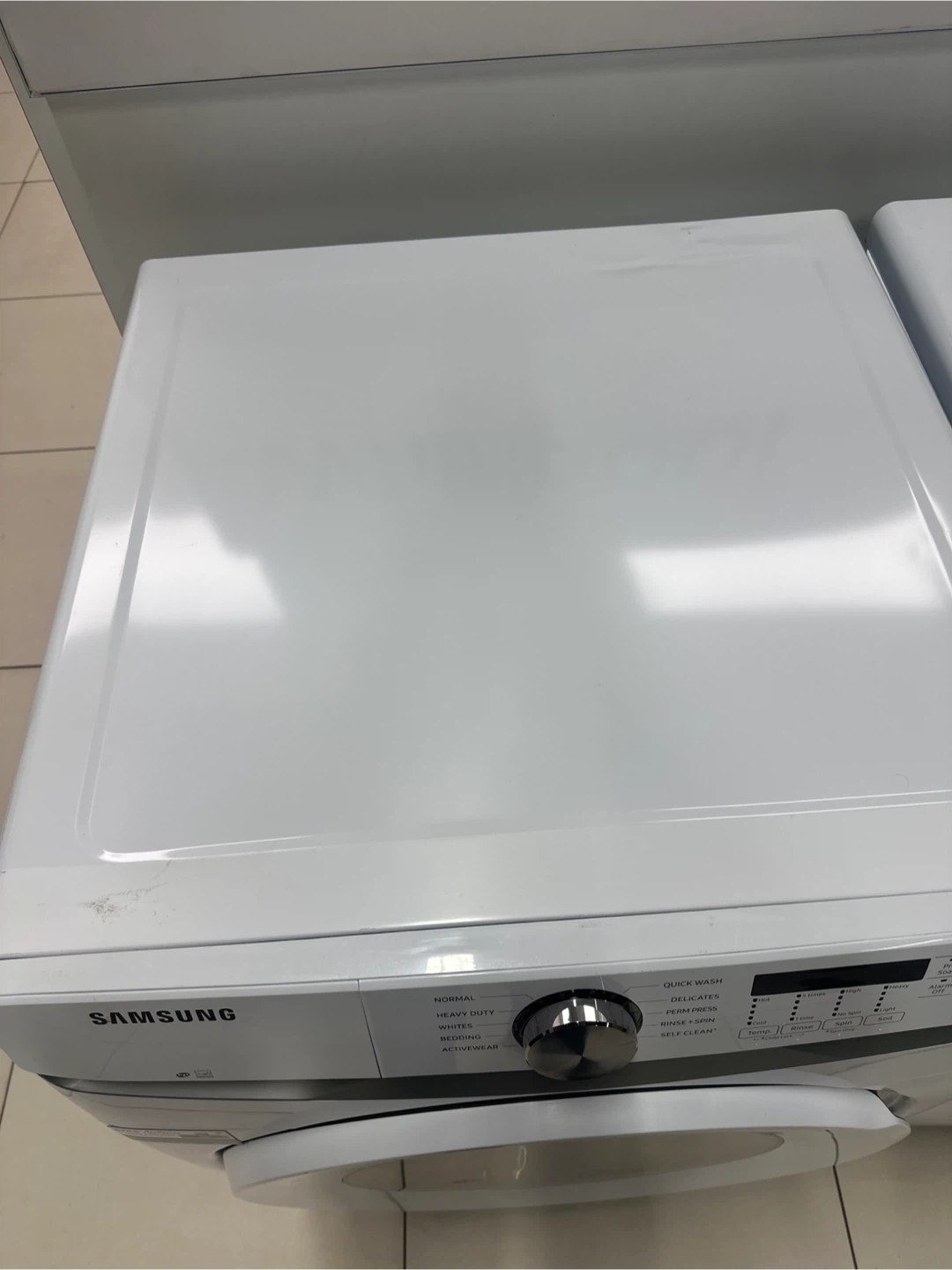 Open Box Samsung washer and dryer Stackable Set with warranty - photo 2