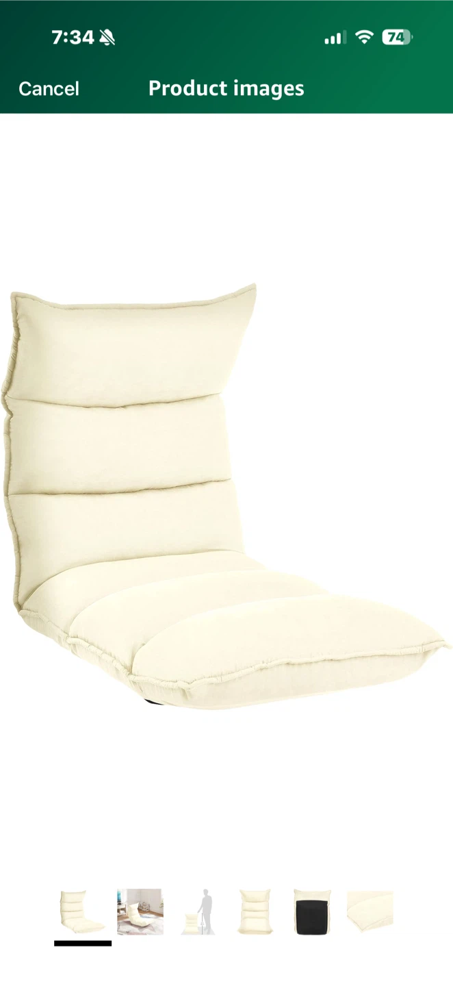 Single Person Fully Adjustable Floor Chair