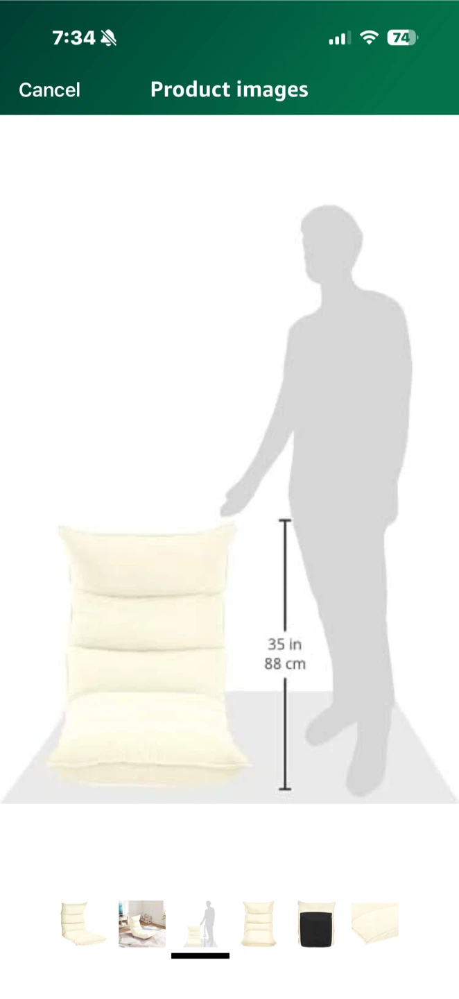 Single Person Fully Adjustable Floor Chair - photo 2