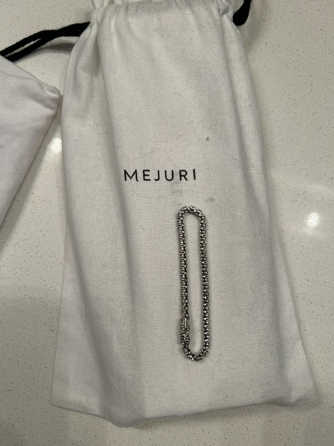 Mejuri tennis bracelet