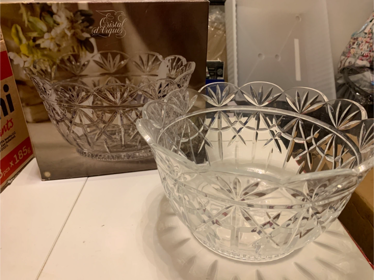Cristal d'Arques Crystal Bowl with Box - photo 2