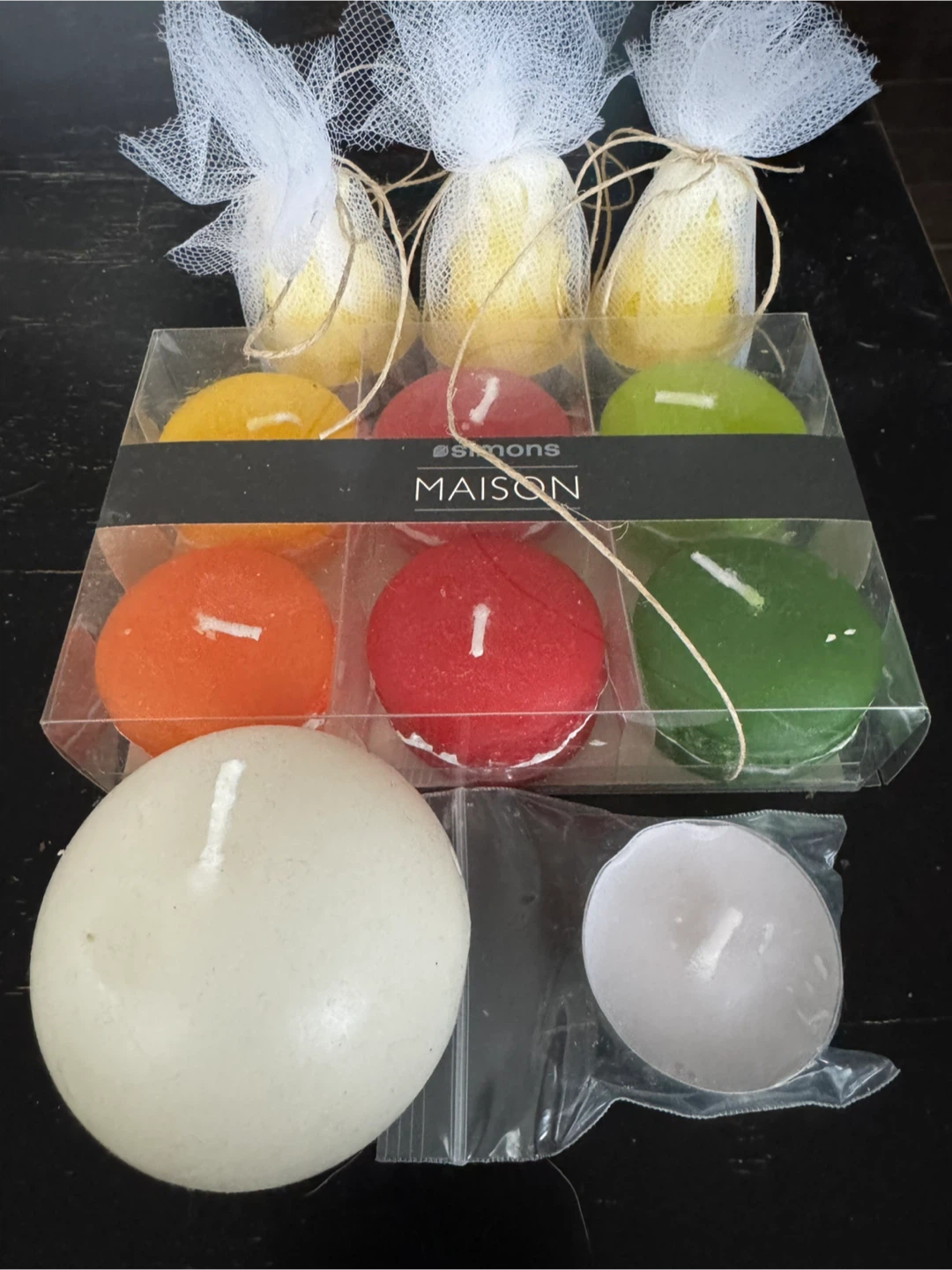 Decorative Candles #freecycle #cleanout #merrychristmas