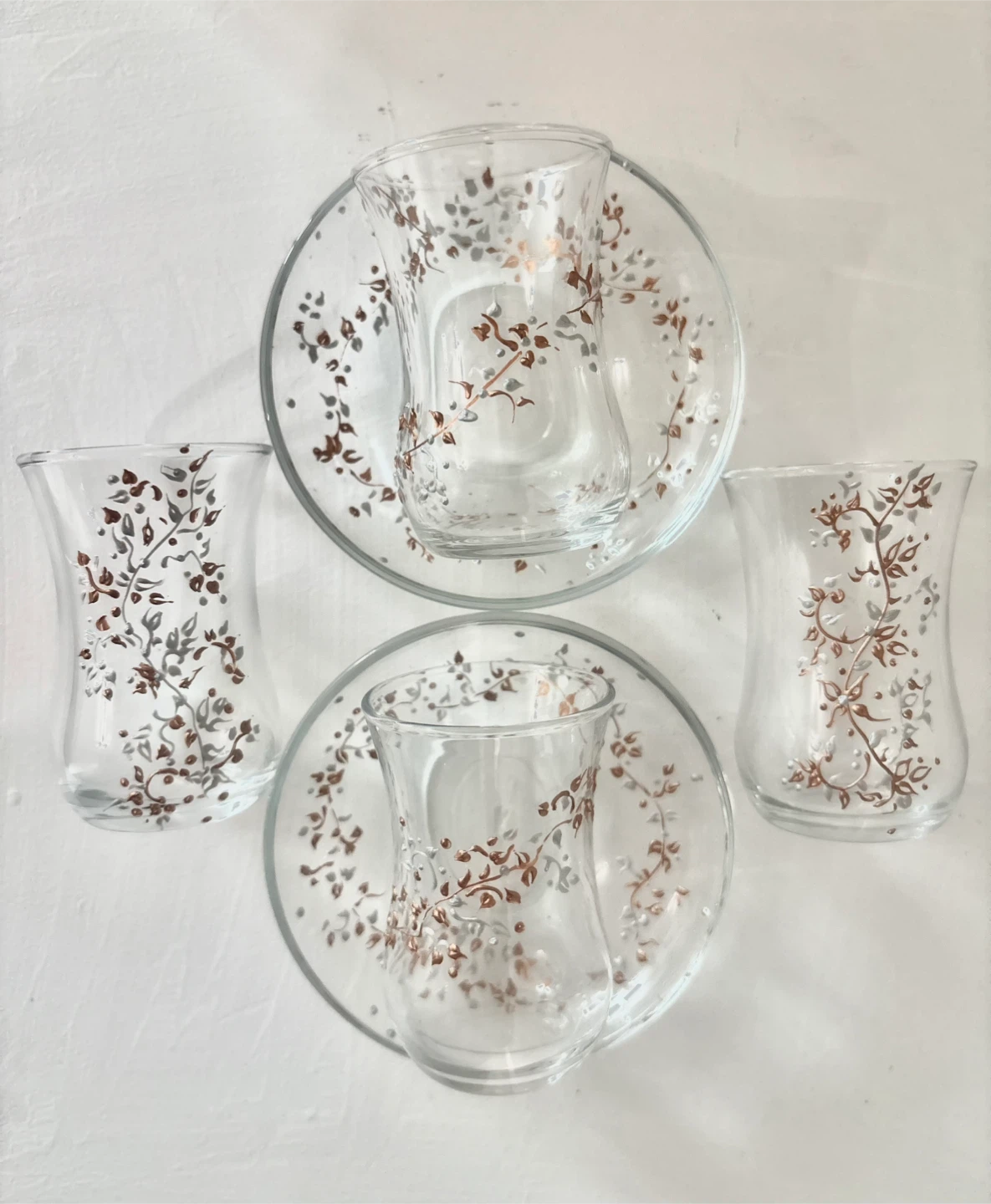 Turkish Tea Glasses & Saucers (4 Sets) - photo 4