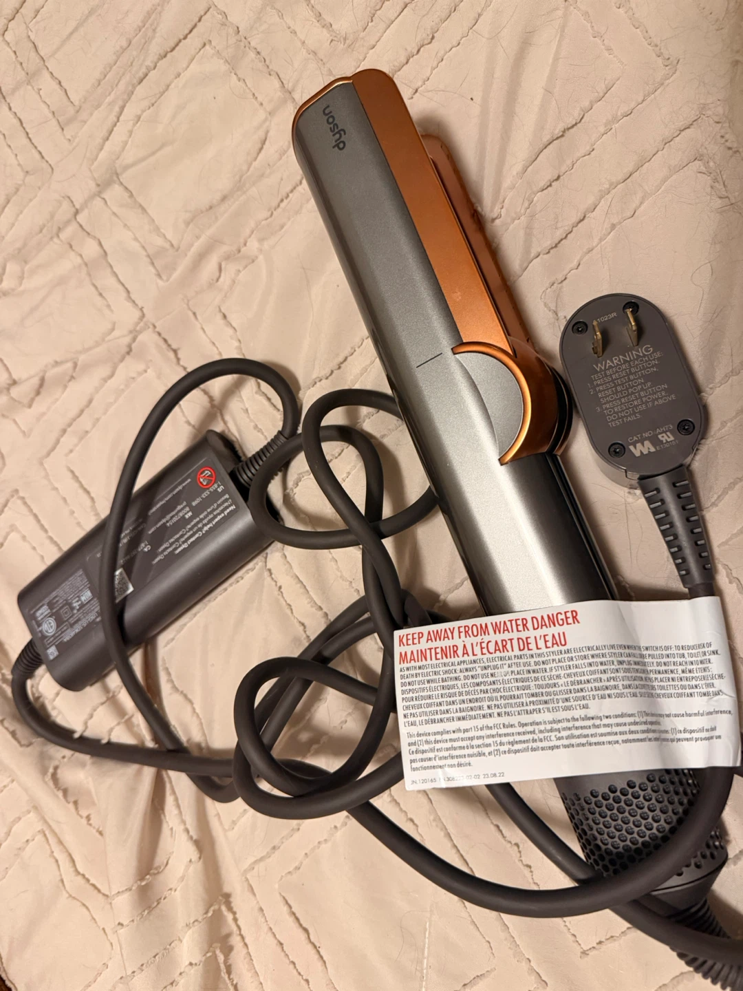 Dyson Airstrait Straightener - Grey/Copper