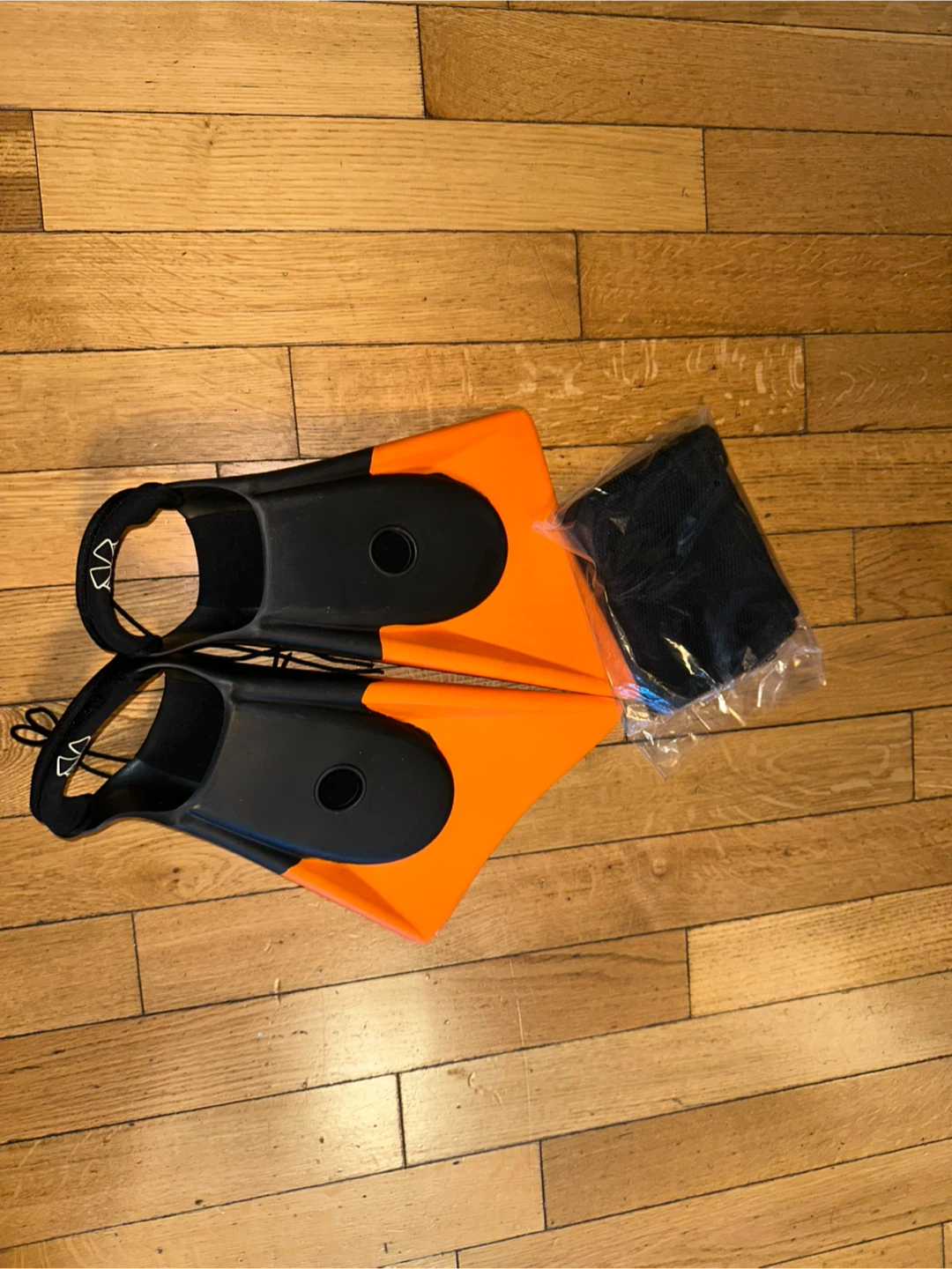 Churchill Makapuu Pro Bodyboard Fins - Black/Orange, L - photo 2