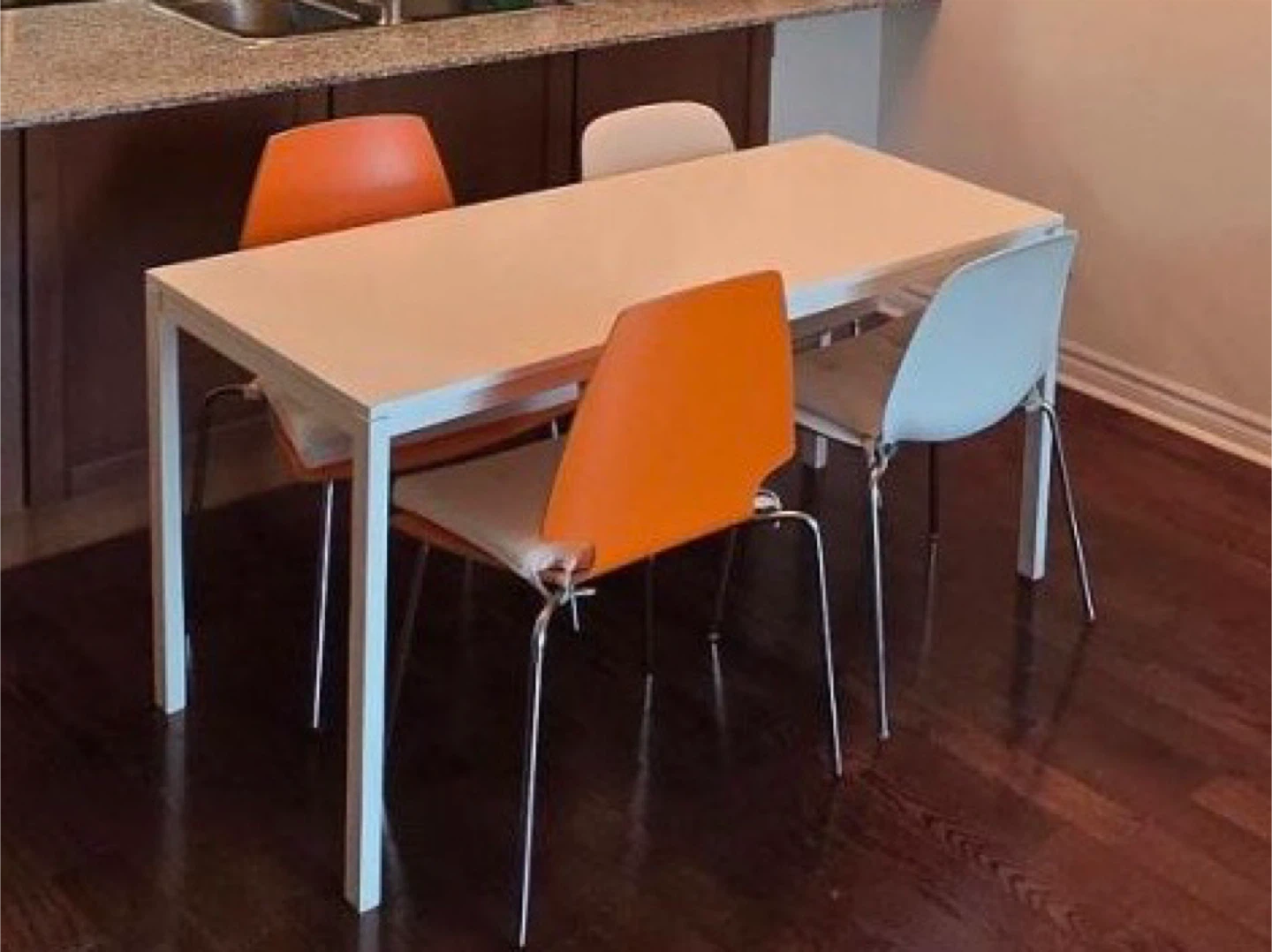 IKEA Vilmar Dining Chairs - Set of 3