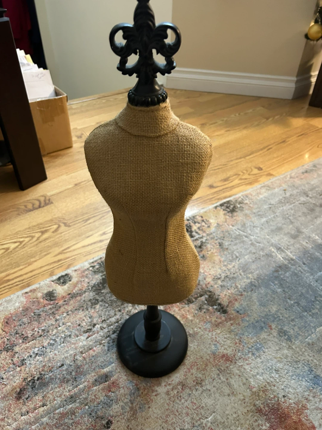 Decorative Burlap Mannequin
