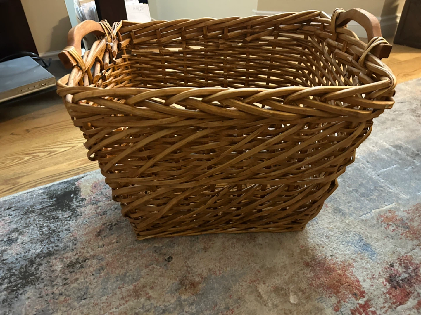 Wicker Basket with Handles
