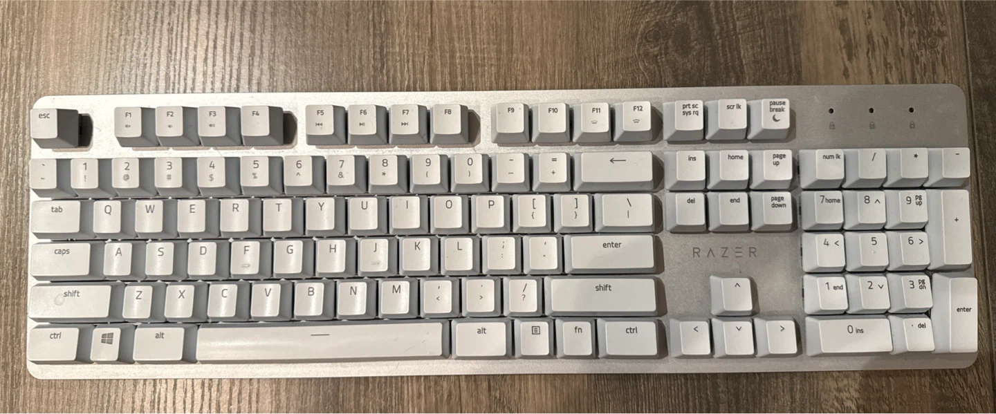 Razer Pro type Keyboard - Silver