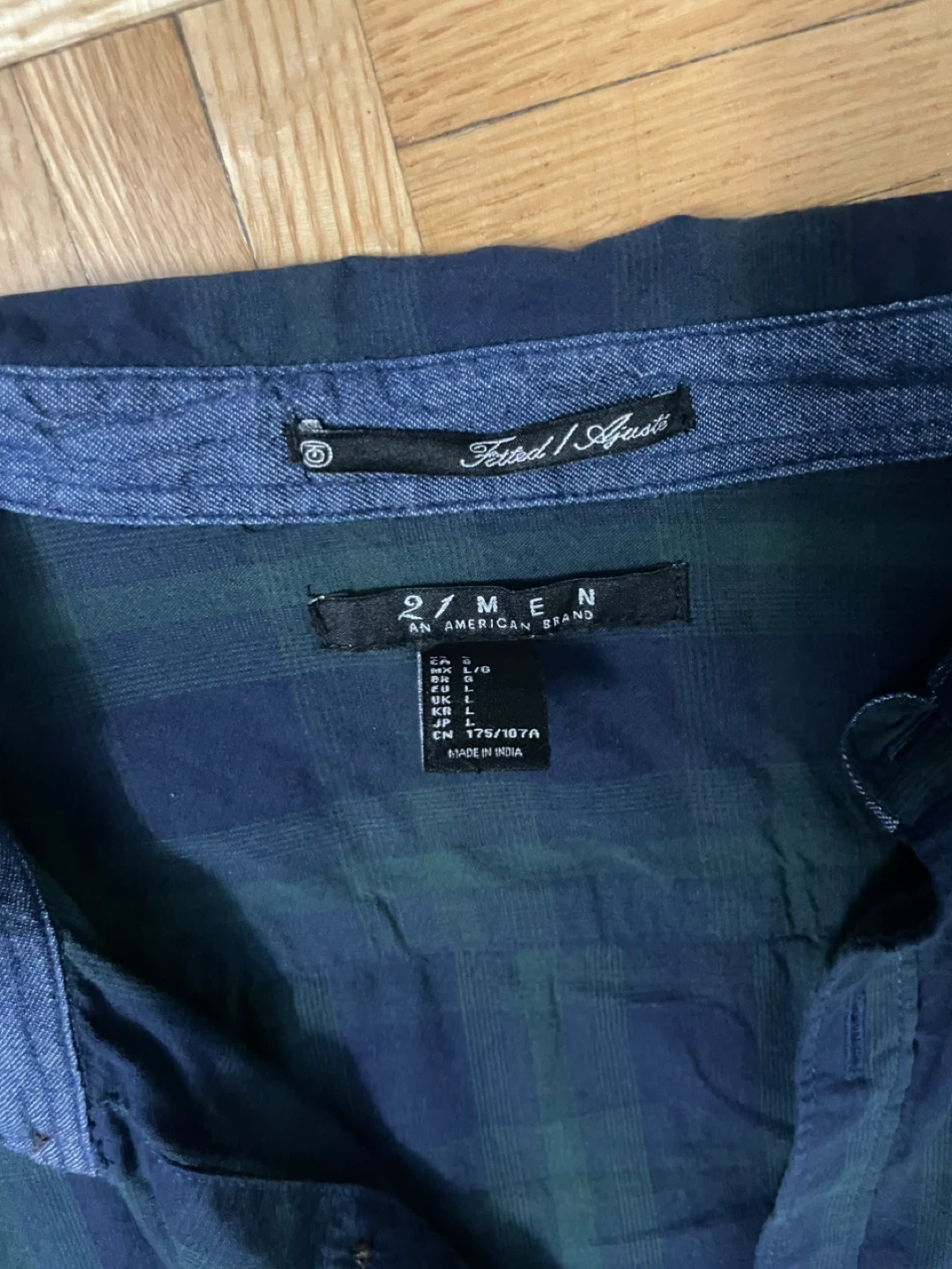 27MEN Flannel Shirt - Size Large - photo 2