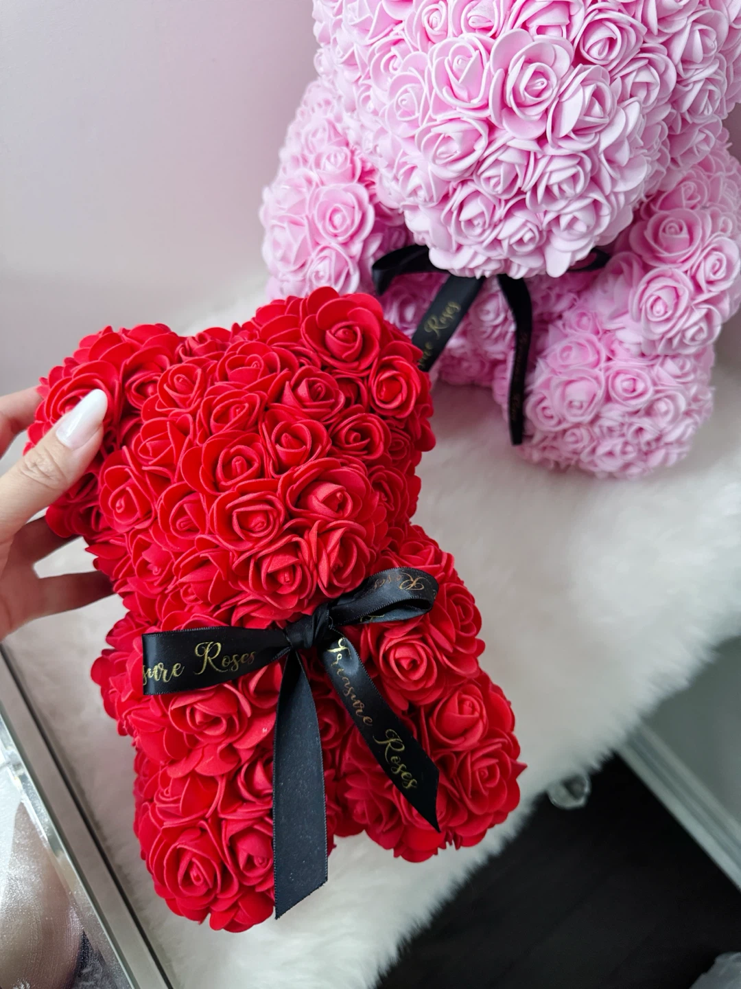 Rose Bear - Red
