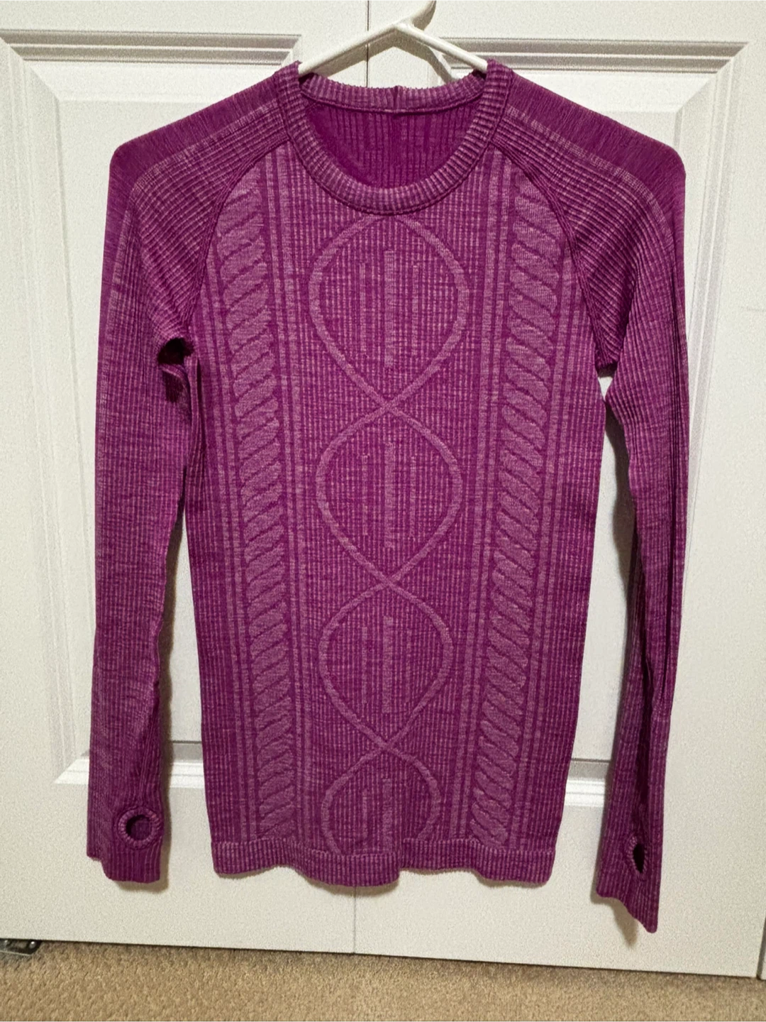 Lululemon Purple Long Sleeve Top